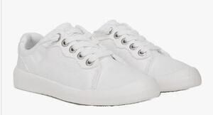 Blowfish Malibu Boardwalk Shoes Women's Size 6 White Canvas Sneakers J2696F4103